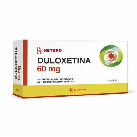 Duloxetina 60 mg x 30 cápsulas (B) 1 Duloxetina 60 mg x 30 cápsulas (B)