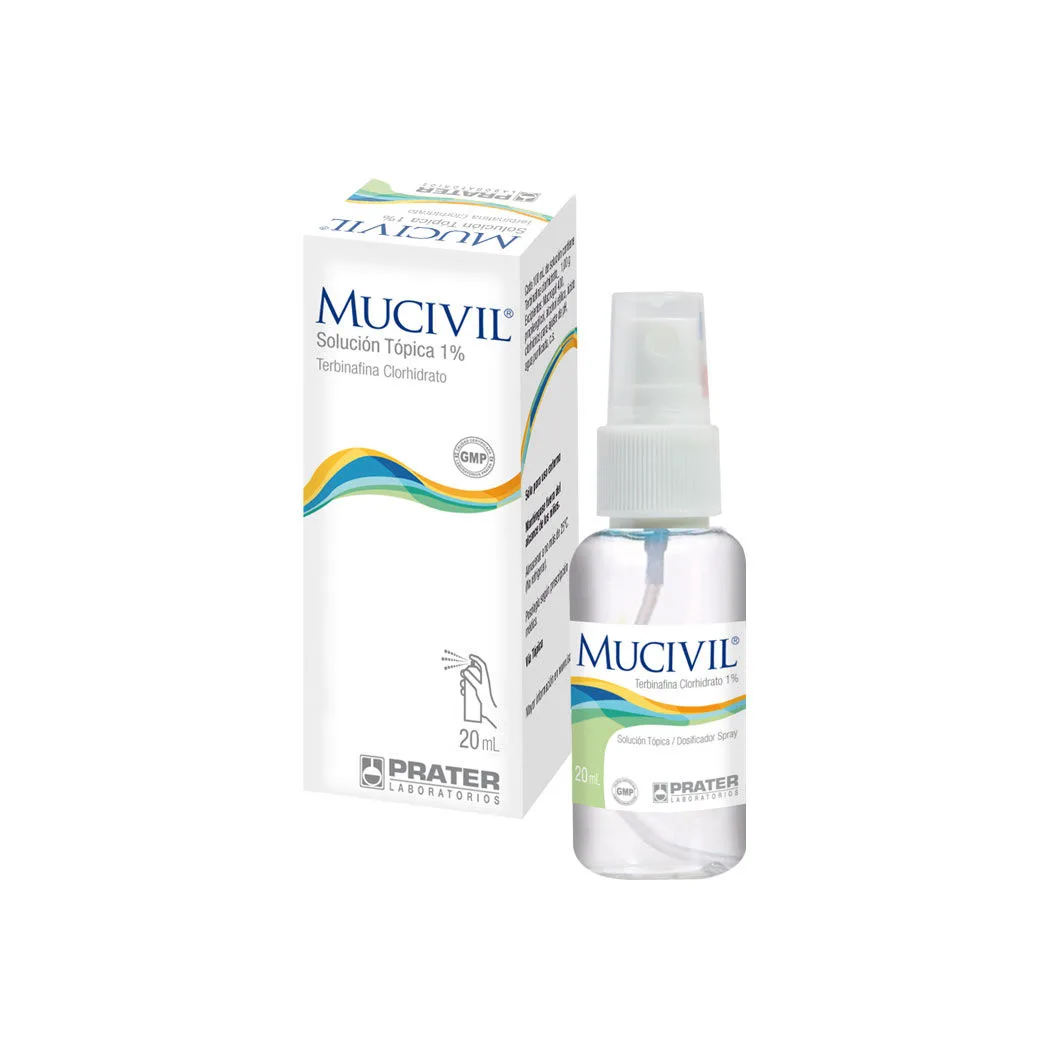 Mucivil Solución Tópica 1 % x 20 mL