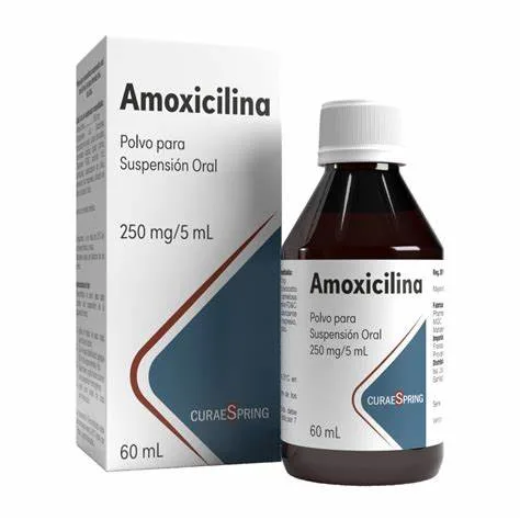 Amoxicilina 250mg/5ml Polvo para suspensión oral x 60 ml (Curaesping)