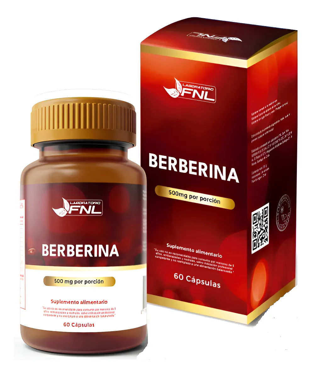 Berberina 500 mg x 60 cápsulas FNL