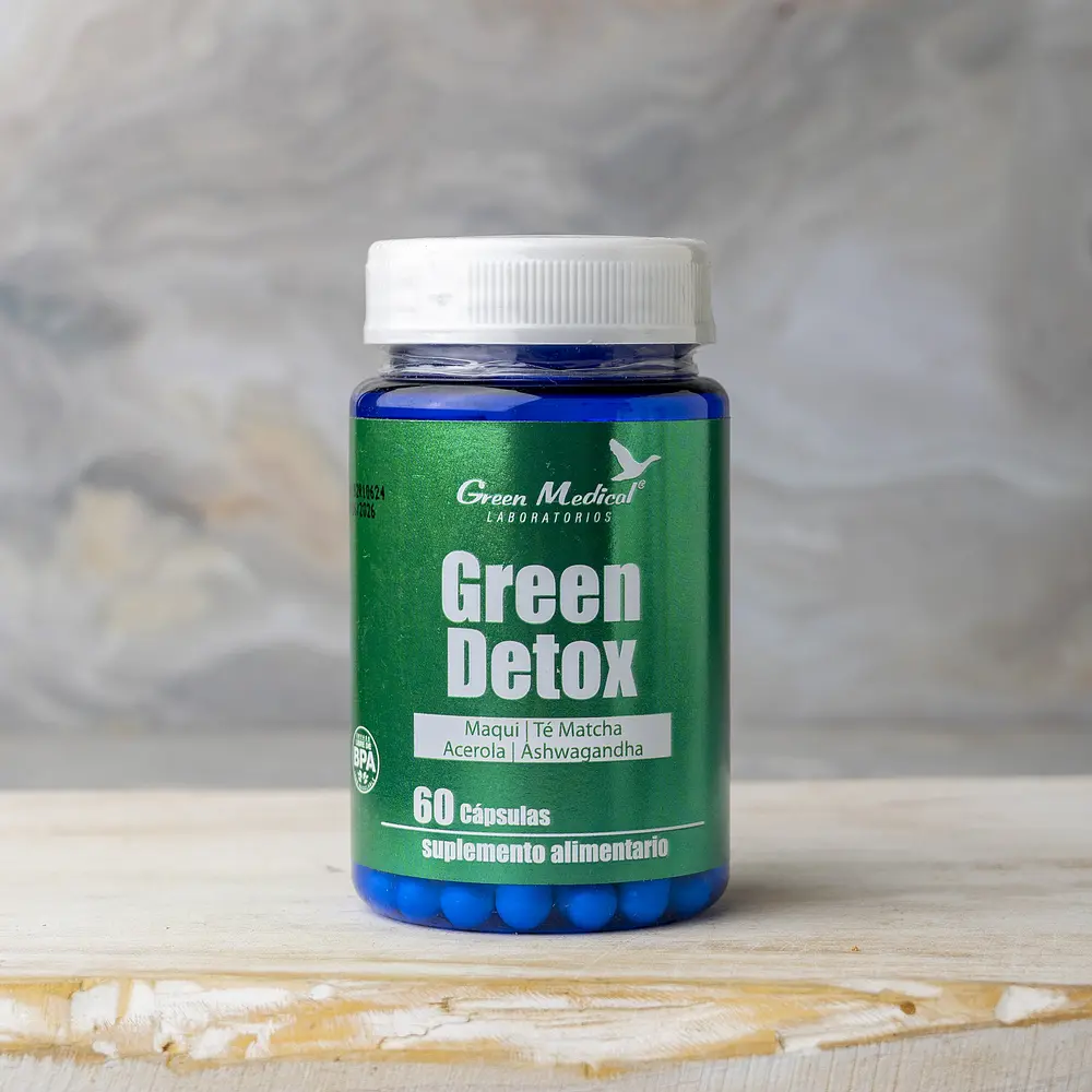 Green Detox (Maqui/Acerola/Matcha/Ashwagandha) x 60 capsulas 1 Green Detox (Maqui/Acerola/Matcha/Ashwagandha) x 60 capsulas