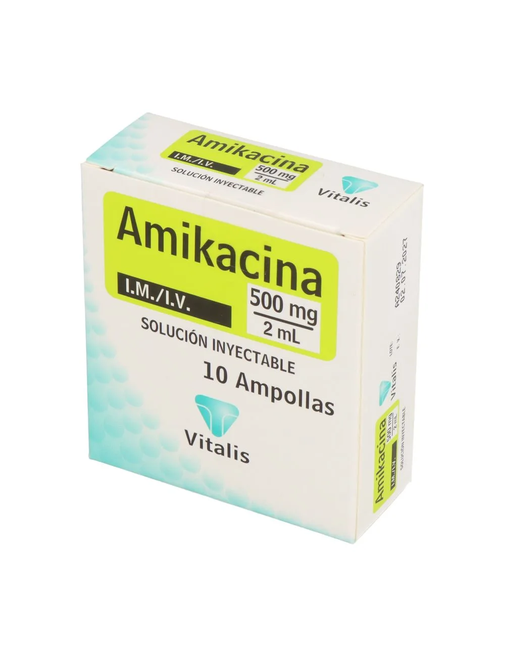 Amikacina 500 mg/2 ml x 10 ampollas