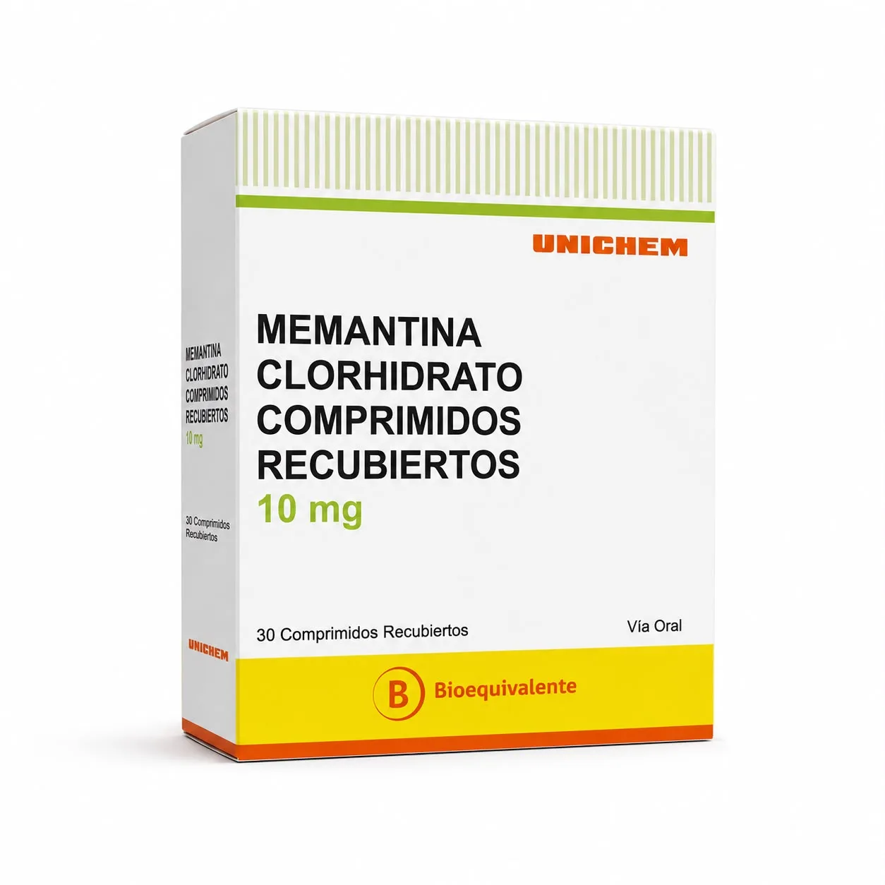 Memantina 10 mg x 30 comprimidos recubiertos UNICHEM