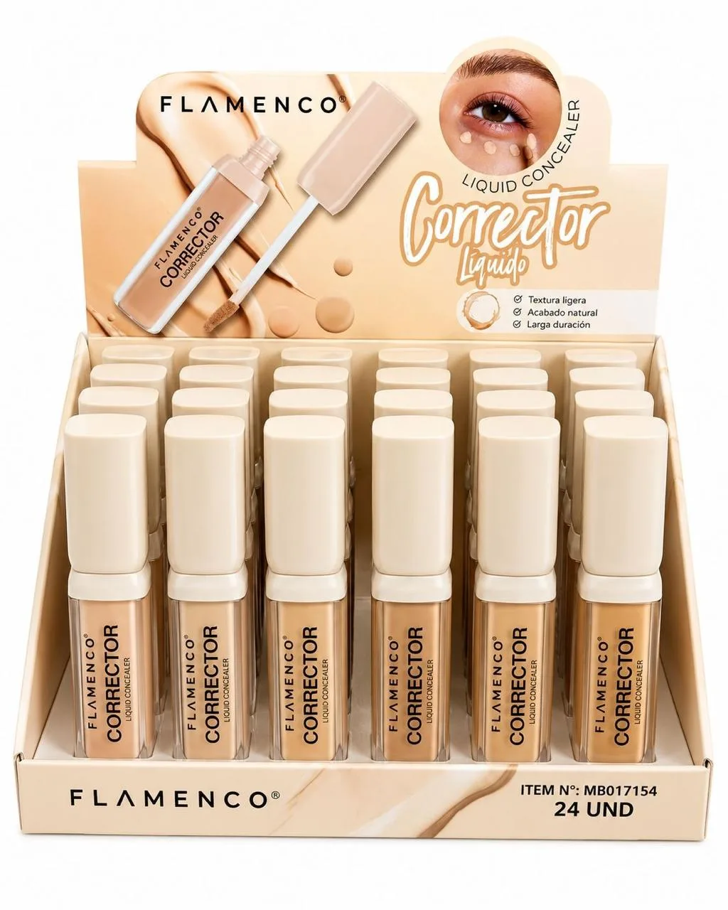 Corrector Liquido Larga Duración Flamenco