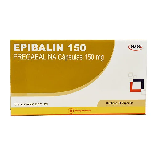 Epibalin Pregabalina 150 mg x 40 cápsulas