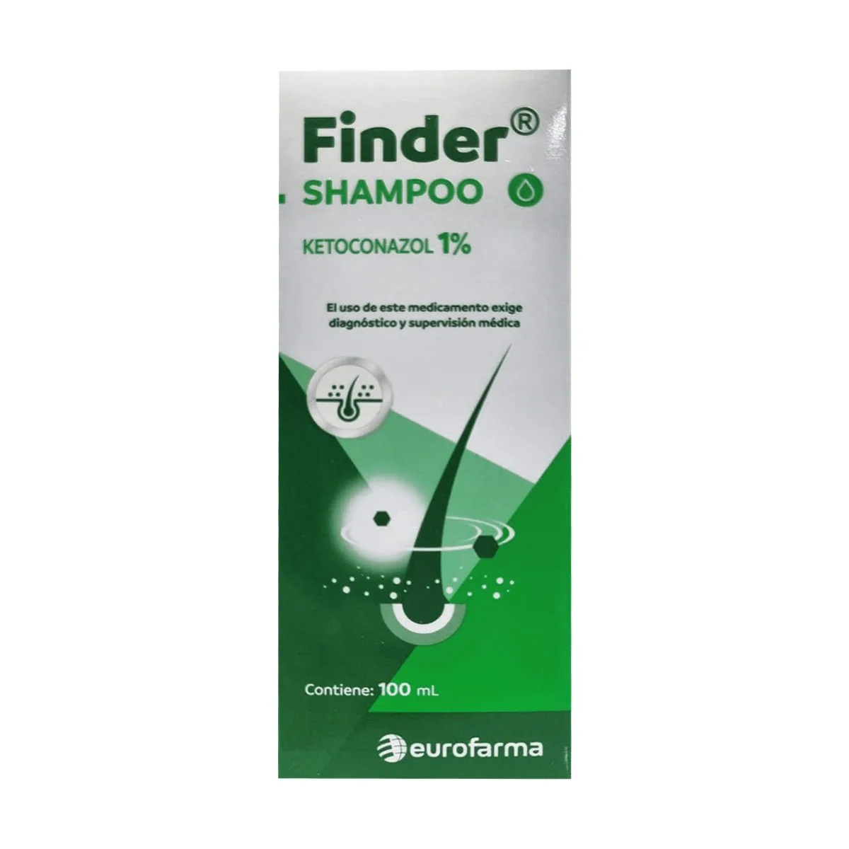 Finder Ketoconazol 1% x Shampoo 100 ml