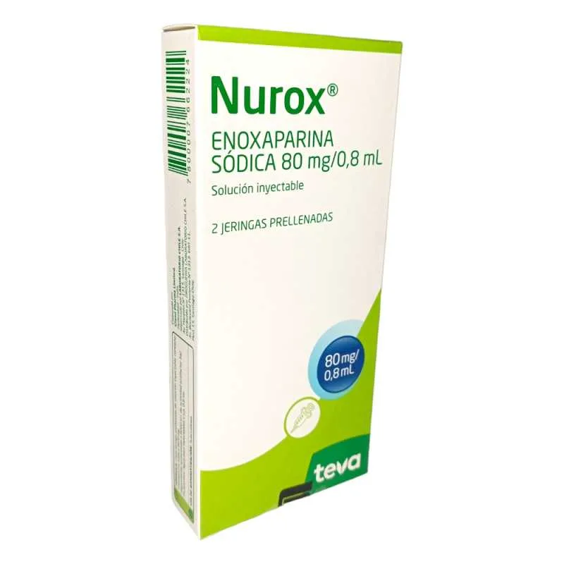 NUROX Enoxaparina 80MG/0,8 ML X 2 JER/PRE