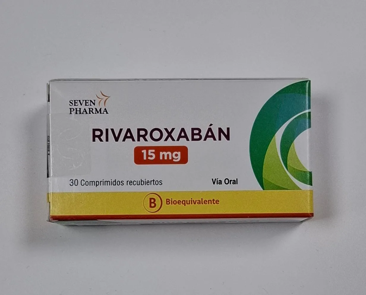 Rivaroxaban 15 mg x 30 comprimidos Seven Pharma