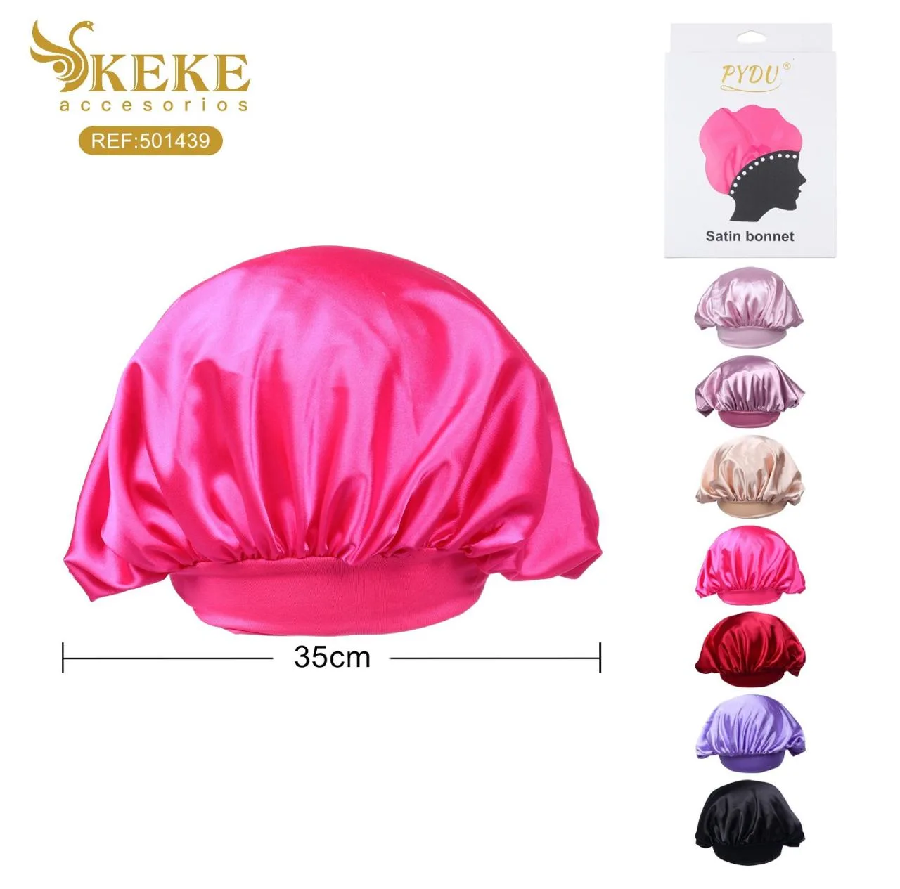 Gorro de satín  35 cm