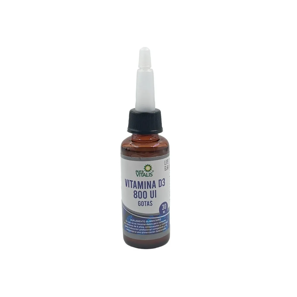 Vitamina D3 Gotas 800 UI X 30 ml Auravitalis