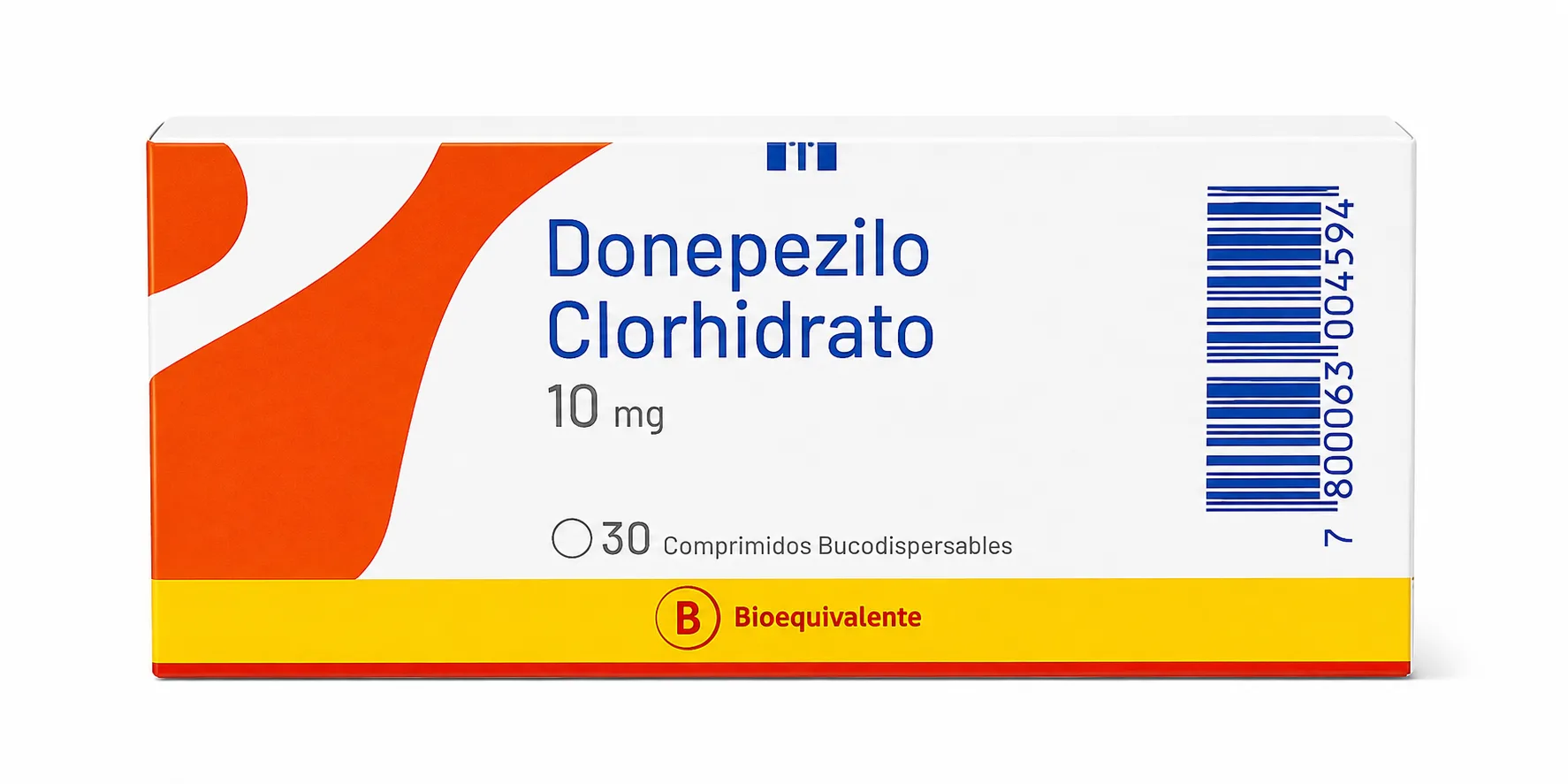Donepezilo 10 mg x 30 comprimidos Milab
