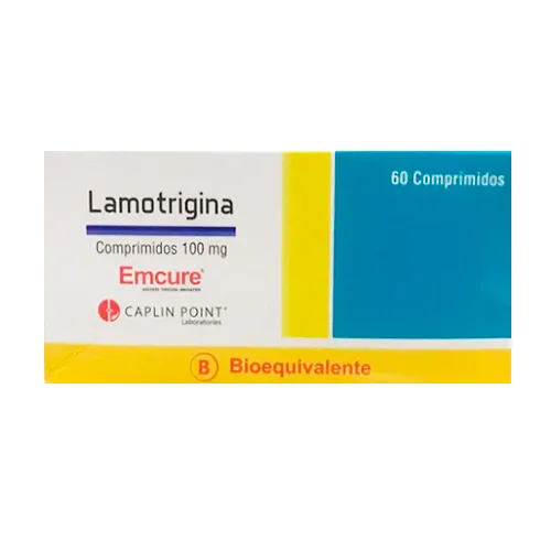 Lamotrigina 100 mg x 60 comprimidos Lab Caplin CENABAST