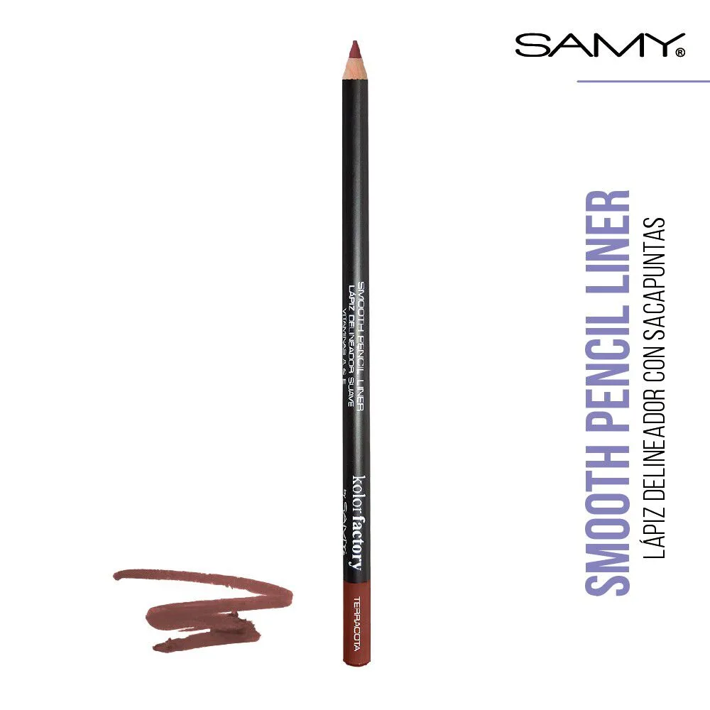 Lapiz Delineador Color Terracota Samy