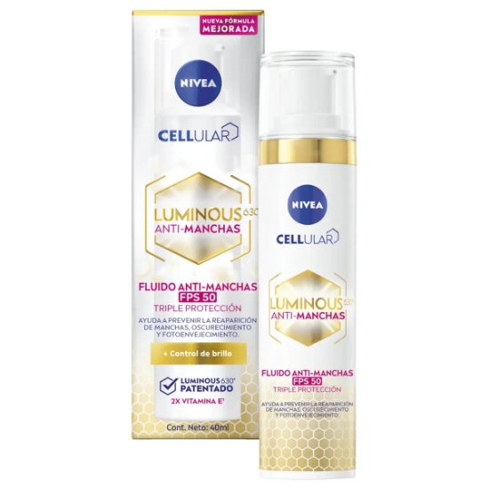NIVEA CELLULAR LUMINOUS 630 ANTIMANCHAS FLUIDO FRASCO X 40 ML