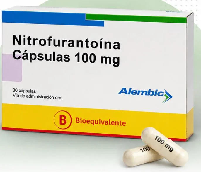 Nitrofurantoina 100 mg x 30 cápsulas Alembic