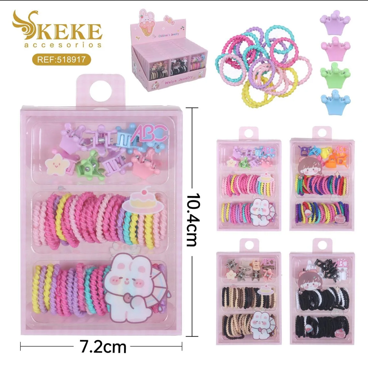 Set de pinches 34 piezas