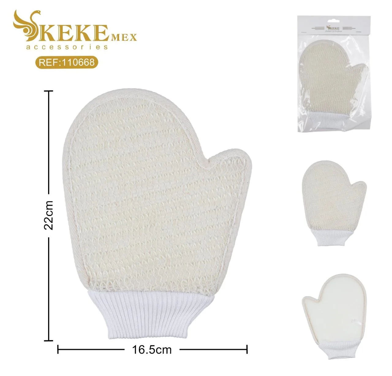 Guante exfoliante x 1unidad