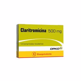 Claritromicina 500 mg x 14 comp Opko CENABAST