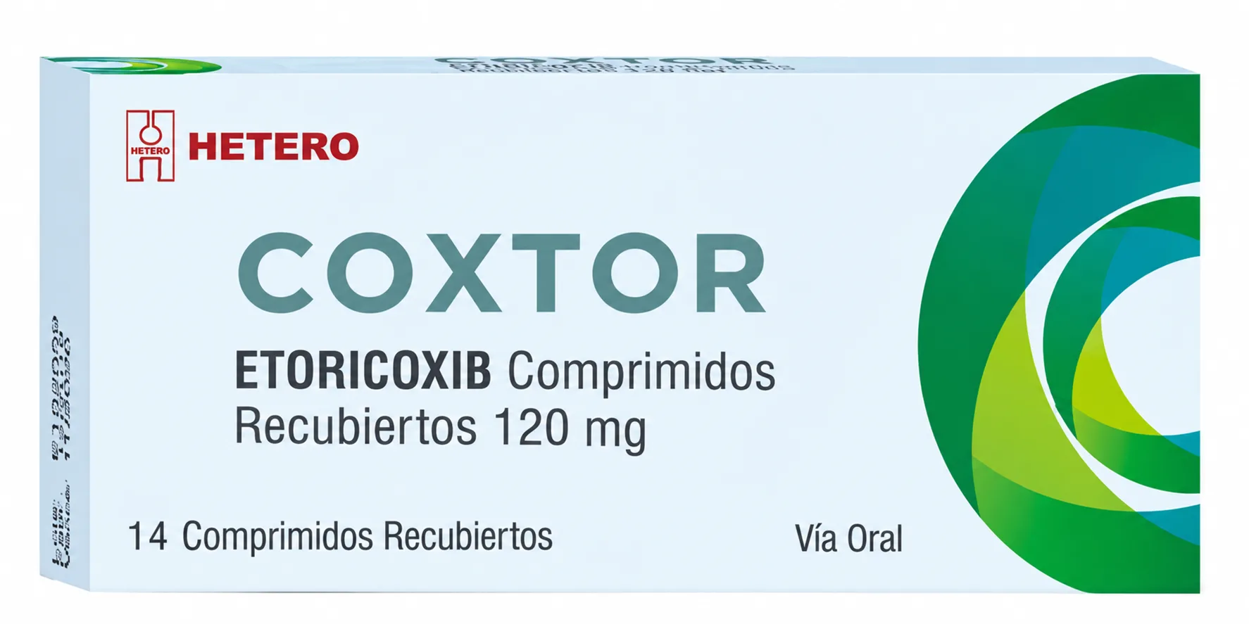 Coxtor Etoricoxib 120 mg x 14 comprimidos recubiertos lab Hetero CENABAST