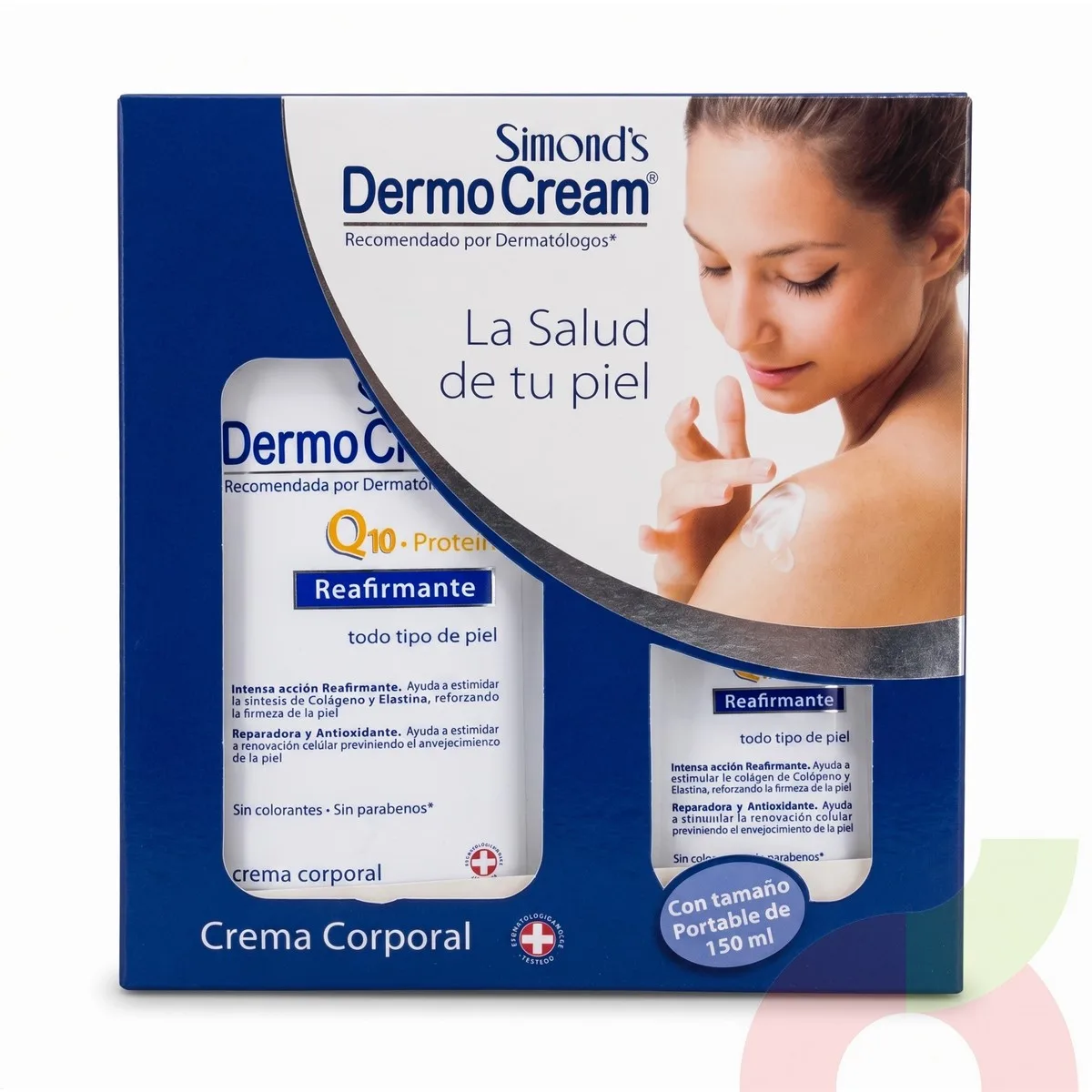 Set DermoCream Reafirmante Q10 Simonds 550Ml