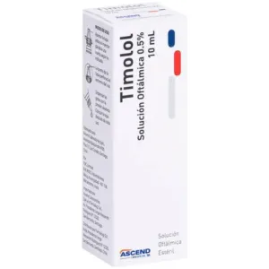 Timolol 05 solucion oftalmica x 10 ml Ascend
